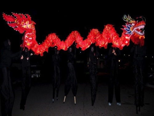 Stilt LED Dragon